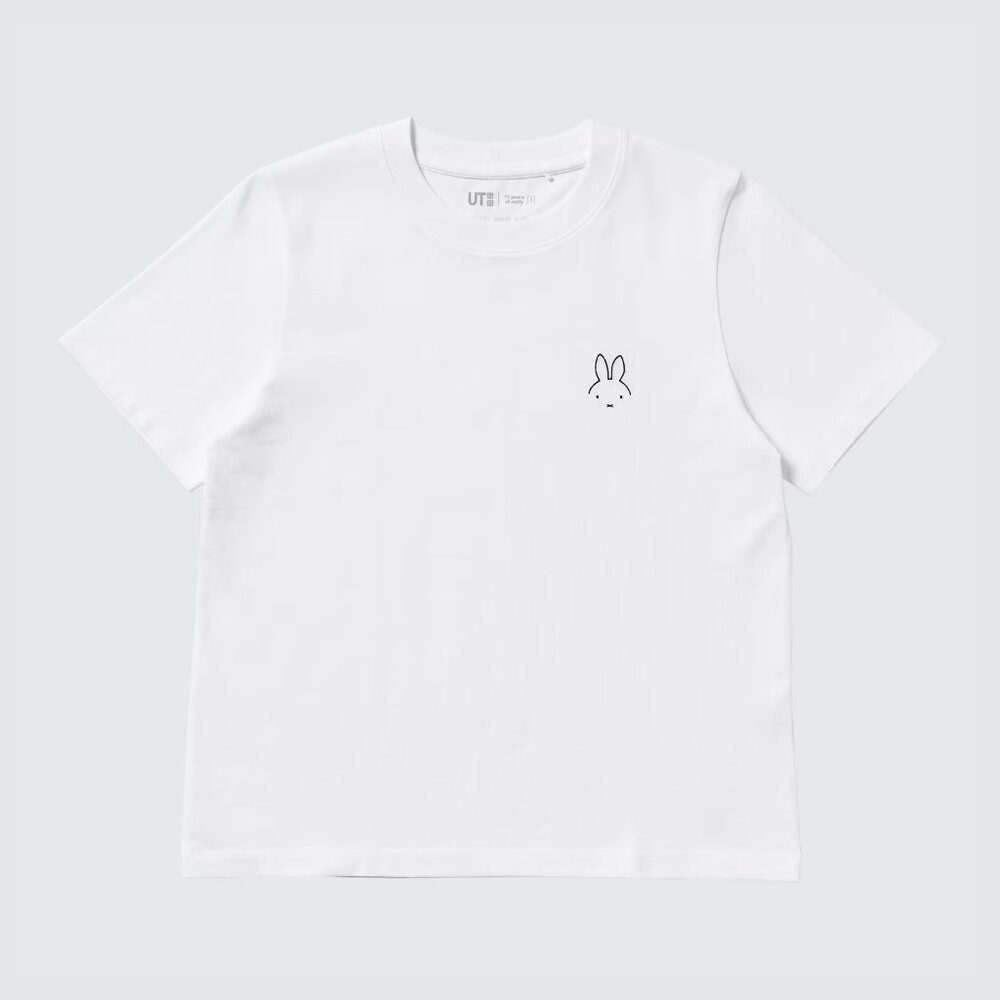 NWT Uniqlo Miffy Bunny White T-Shirt Women US Sizes XS-XL - Picture 3 of 5
